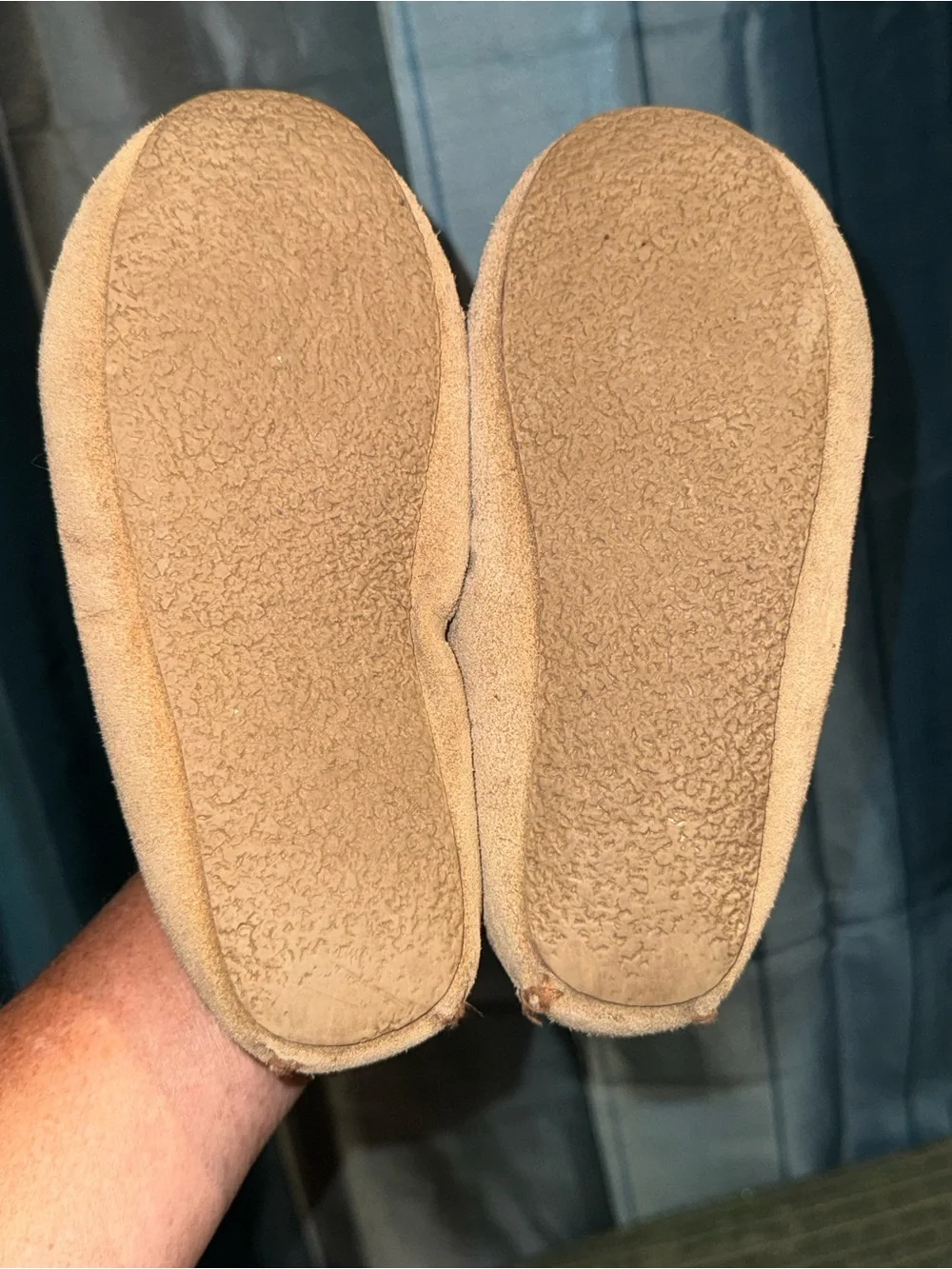 Minnetonka Kids Chestnut Moccasin Slippers with Bow